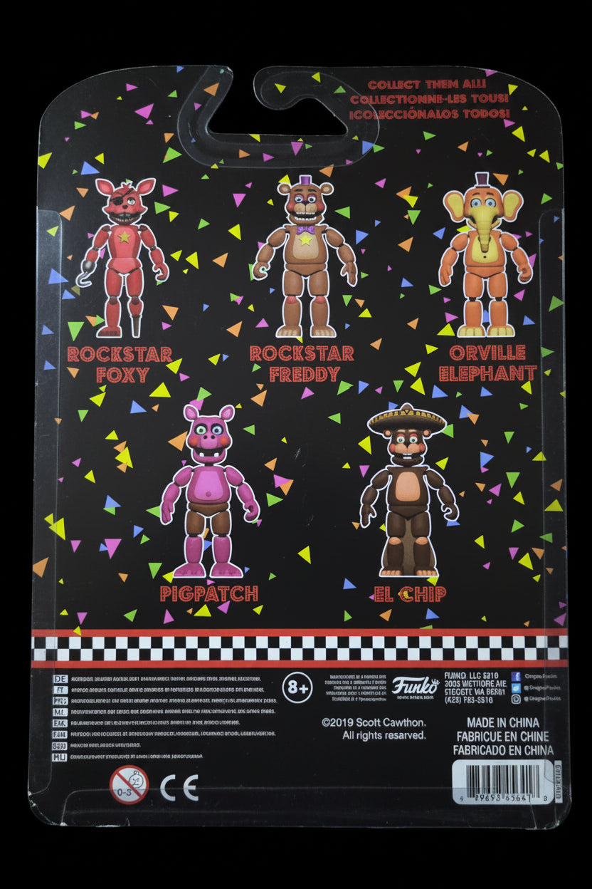 Five Nights at Freddy's El Chip Action Figure - Pizzeria Simulator Edition with Sombrero & Guitar