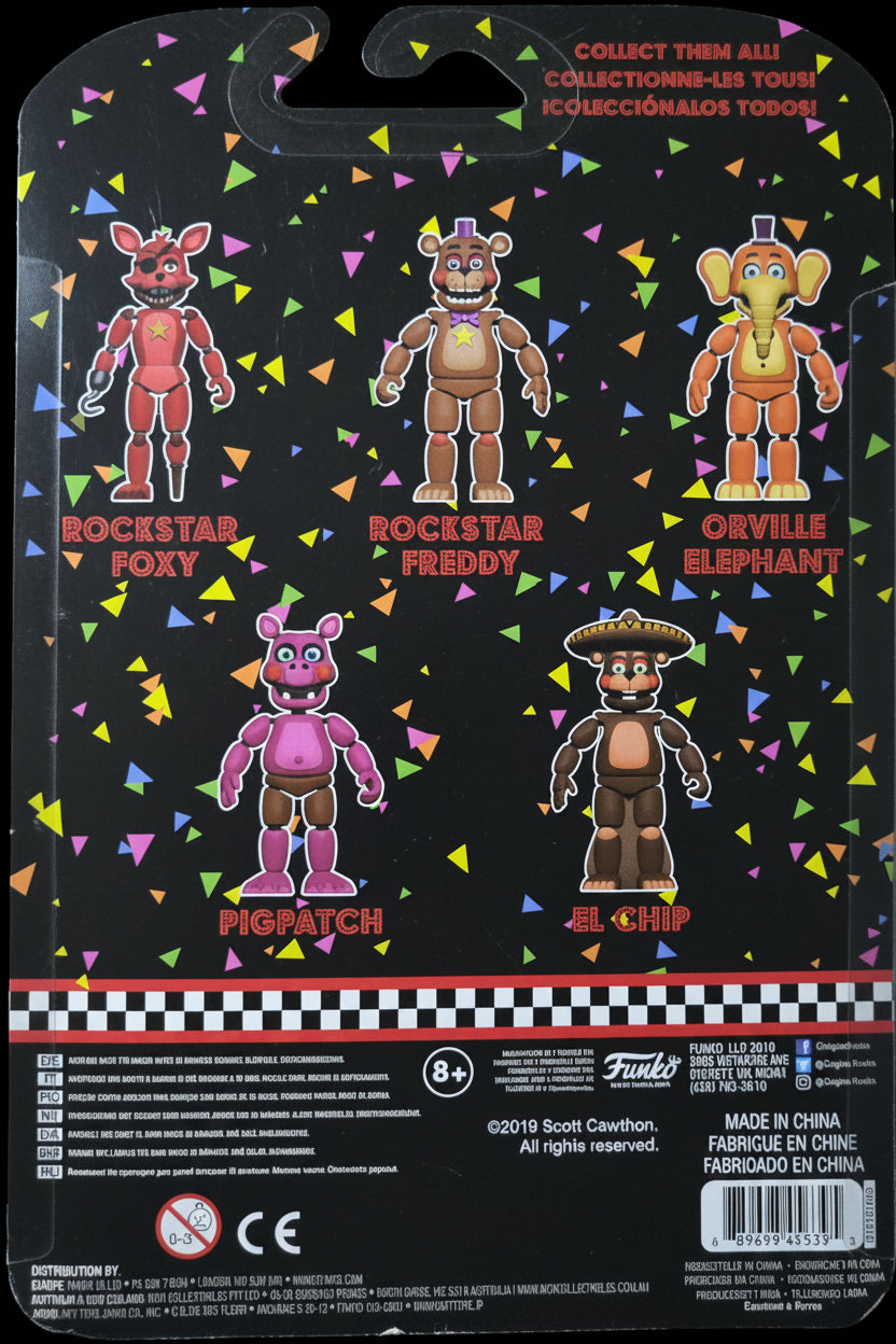 Five Nights at Freddy's Pigpatch Action Figure - Pizzeria Simulator Translucent GITD Variant