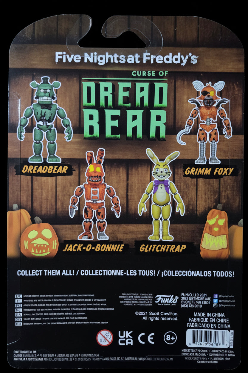 Five Nights at Freddy's Glitchtrap Action Figure - Curse of Dreadbear Series (Golden Rabbit)