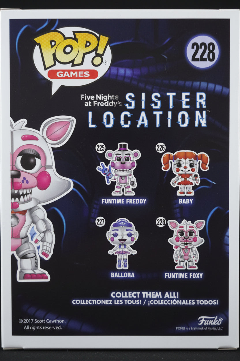 Funko Pop! Five Nights at Freddy's Funtime Foxy #228 - Sister Location Vinyl Figure