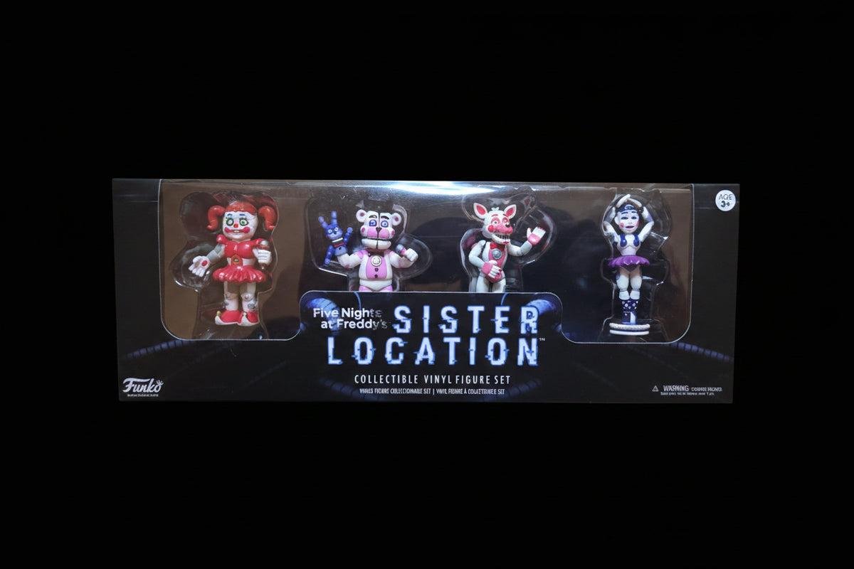 Five Nights at Freddy's Sister Location Complete 4-Pack Vinyl Figure Set - Funko Exclusive Bundle