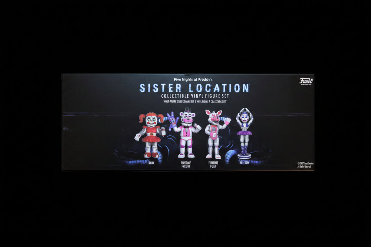 Five Nights at Freddy's Sister Location Complete 4-Pack Vinyl Figure Set - Funko Exclusive Bundle