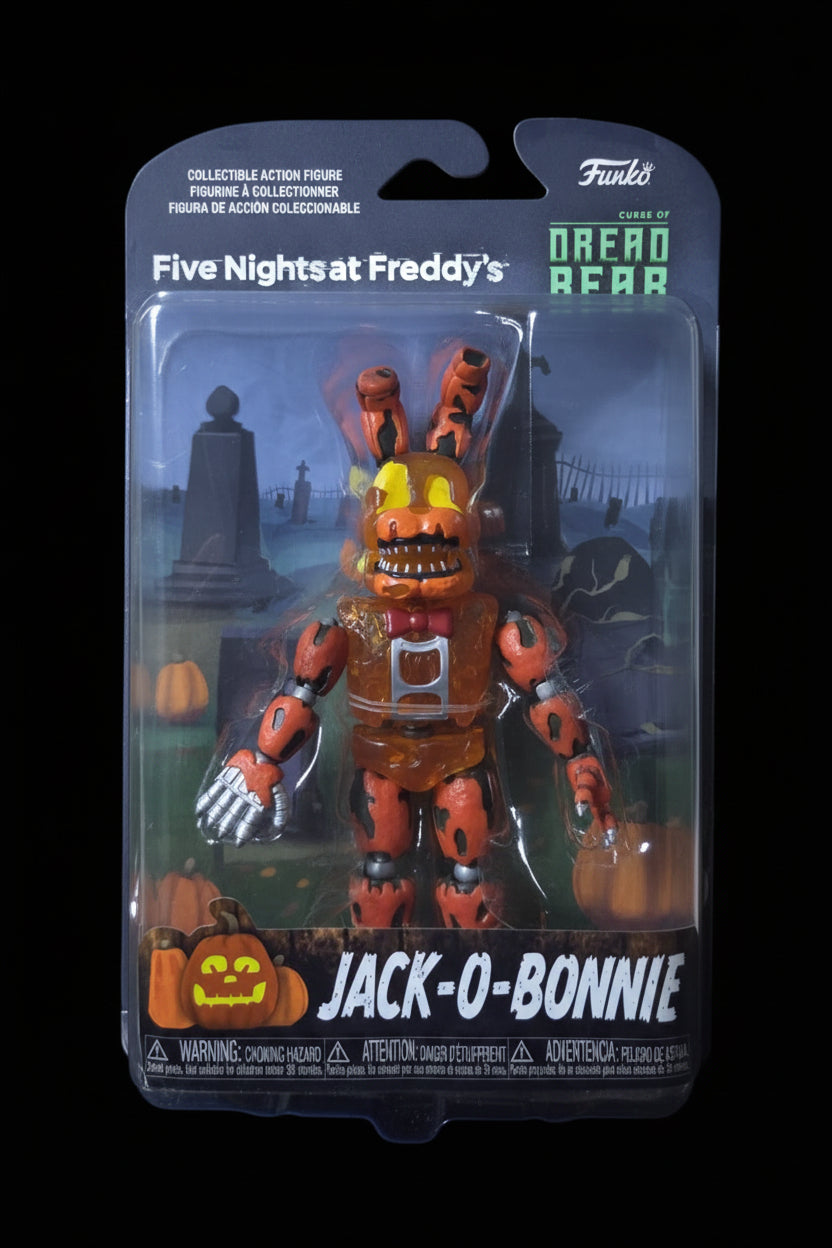 Five Nights at Freddy's Jack-O-Bonnie Action Figure - Curse of Dreadbear Series (Orange Pumpkin Variant)