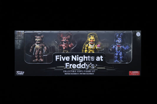 Five Nights at Freddy's Complete 4-Pack Vinyl Figure Set - Funko Collectible Bundle (All Main Characters)
