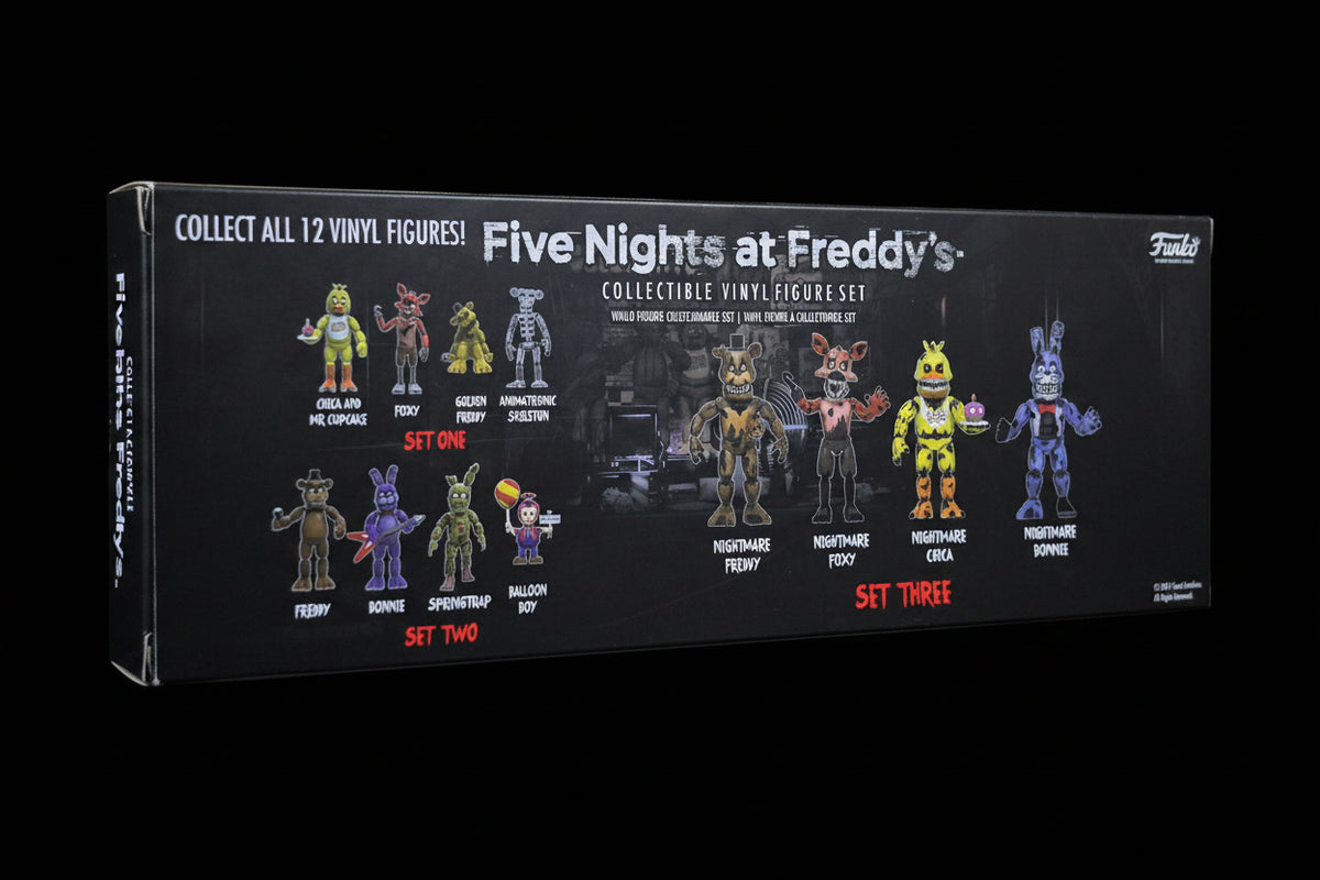 Five Nights at Freddy's Complete 4-Pack Vinyl Figure Set - Funko Collectible Bundle (All Main Characters)