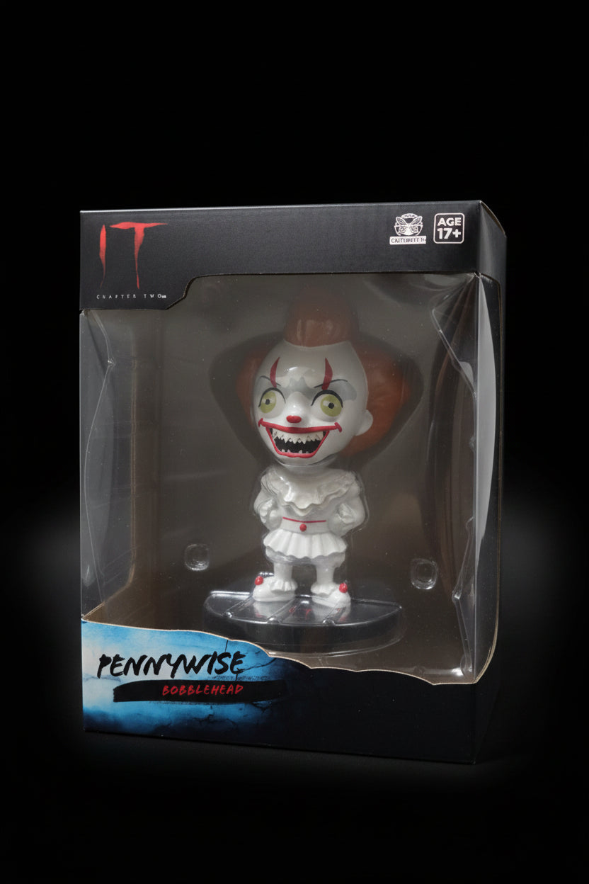 IT Chapter Two Pennywise Bobblehead by CultureFly - 6" Horror Movie Collectible Figure (Ages 17+)