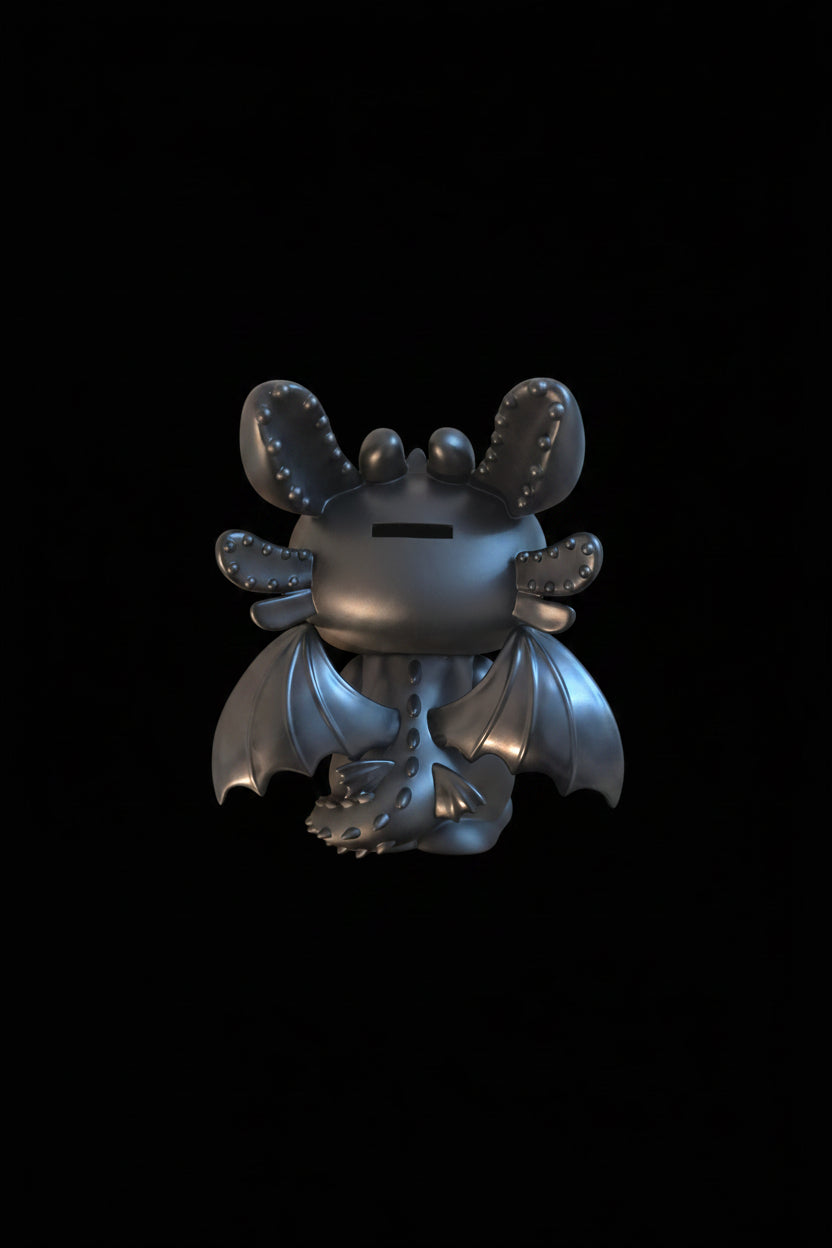 How to Train Your Dragon Toothless Night Fury PVC Coin Bank - Brand New Official Licensed Collectible