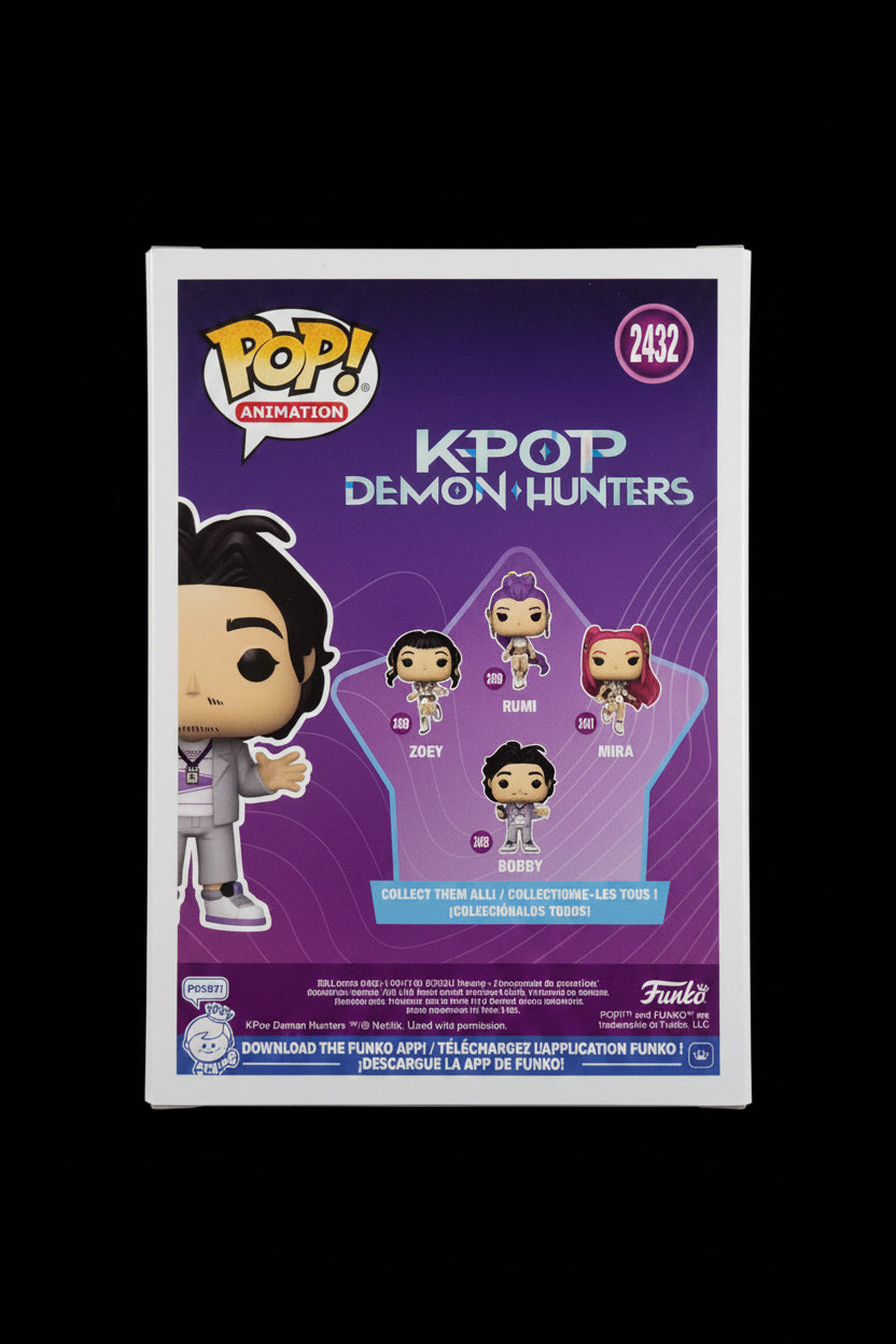 Funko Pop! Animation #2432 Bobby — K-Pop Demon Hunters Netflix Vinyl Figure