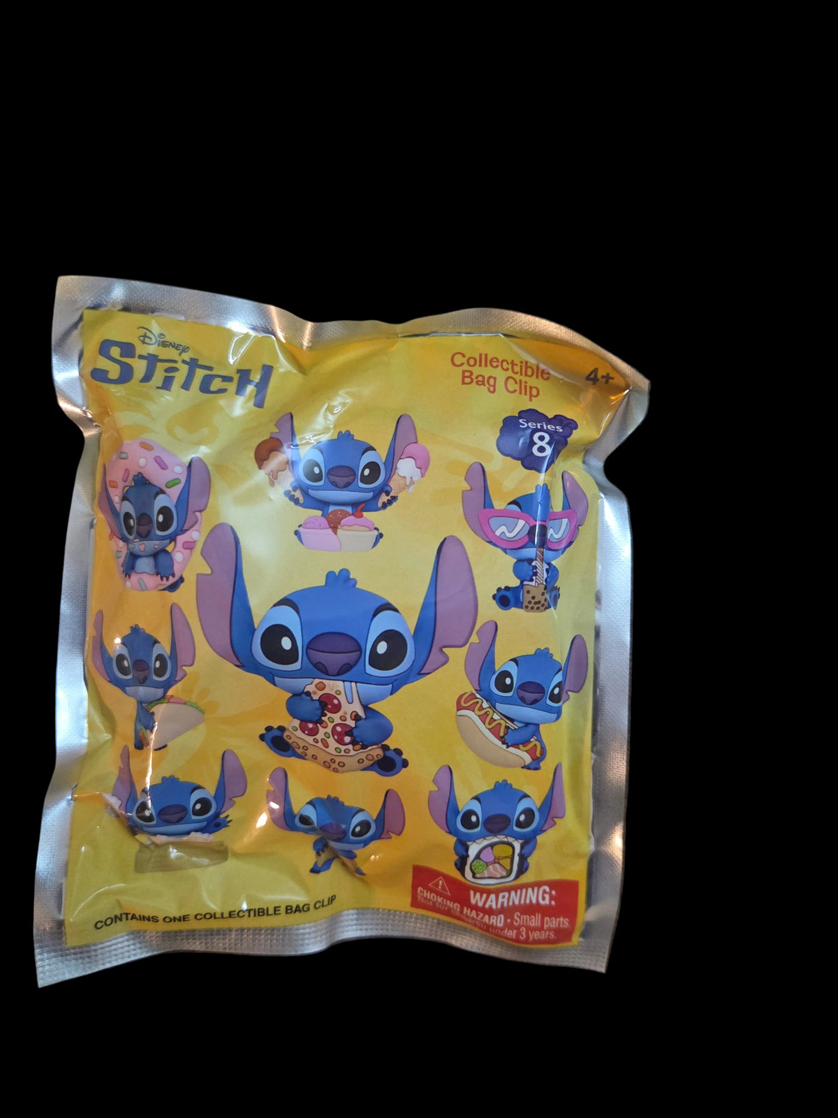 Disney Stitch Collectible Bag Clip Series 8 — Blind Bag Mystery Clip | Monogram International