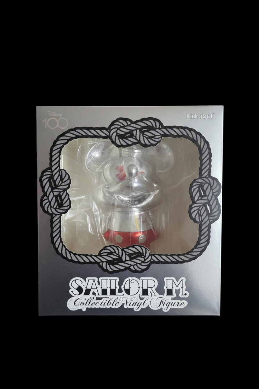 Kidrobot x Disney 100 "Sailor M." Mickey Mouse Collectible Vinyl Figure - New in Box