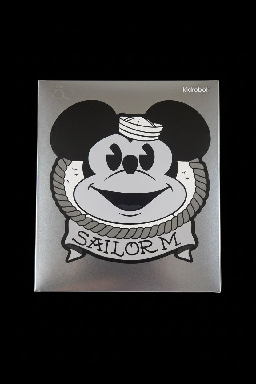 Kidrobot x Disney 100 "Sailor M." Mickey Mouse Collectible Vinyl Figure - New in Box