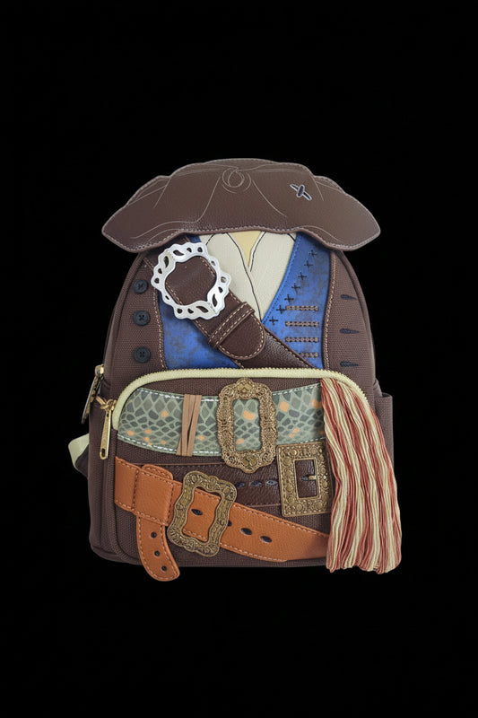 Loungefly x Disney Pirates of the Caribbean Captain Jack Sparrow  Cosplay Mini Backpack — NWT | Official Disney Licensed | Collector Bag