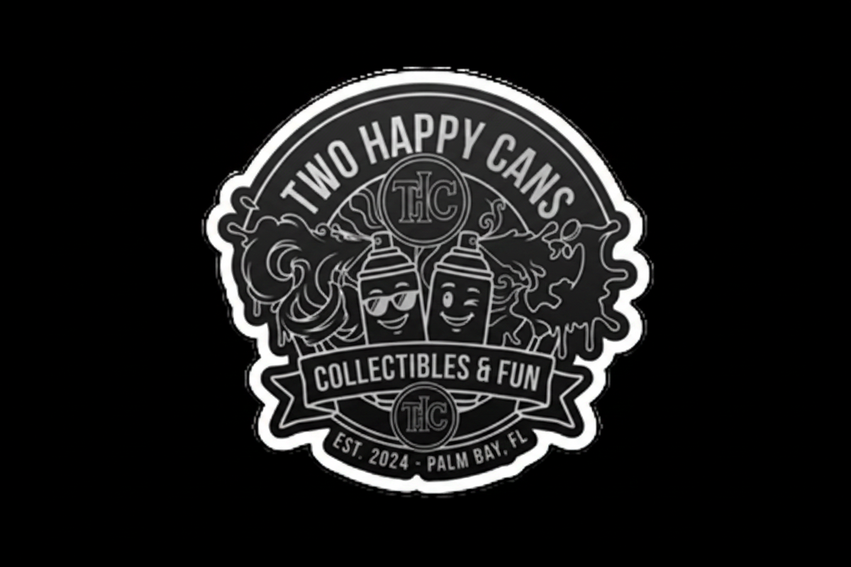 THC "Two Happy Cans" Die-Cut Sticker — 4" Collector Edition