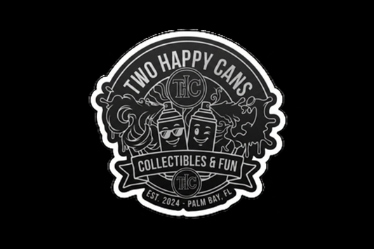 THC "Two Happy Cans" Die-Cut Sticker — 4" Collector Edition