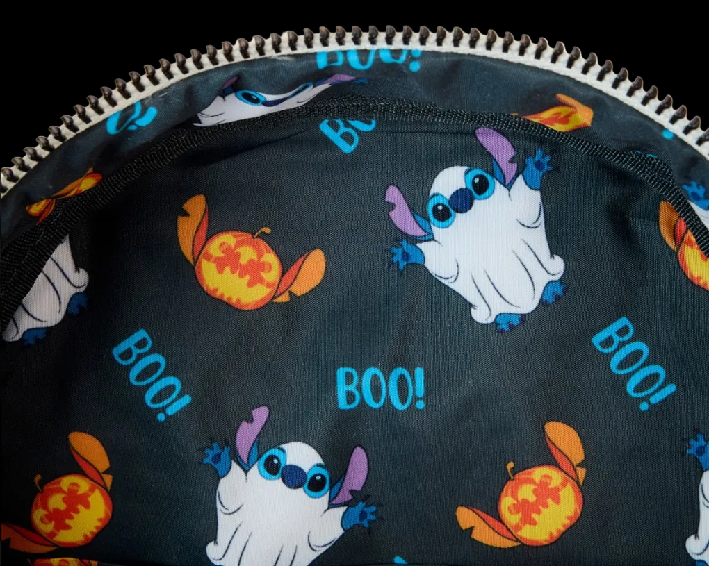 Loungefly Disney Lilo & Stitch | Ghost Stitch Glow in the Dark Mini Backpack – Character Face Design | New with Tags
